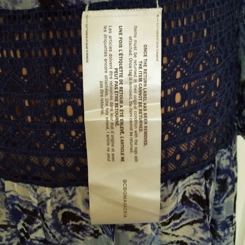 NWT Bcbgmaxazria Ellie Paisley-Print Gown - Picture 7 of 8